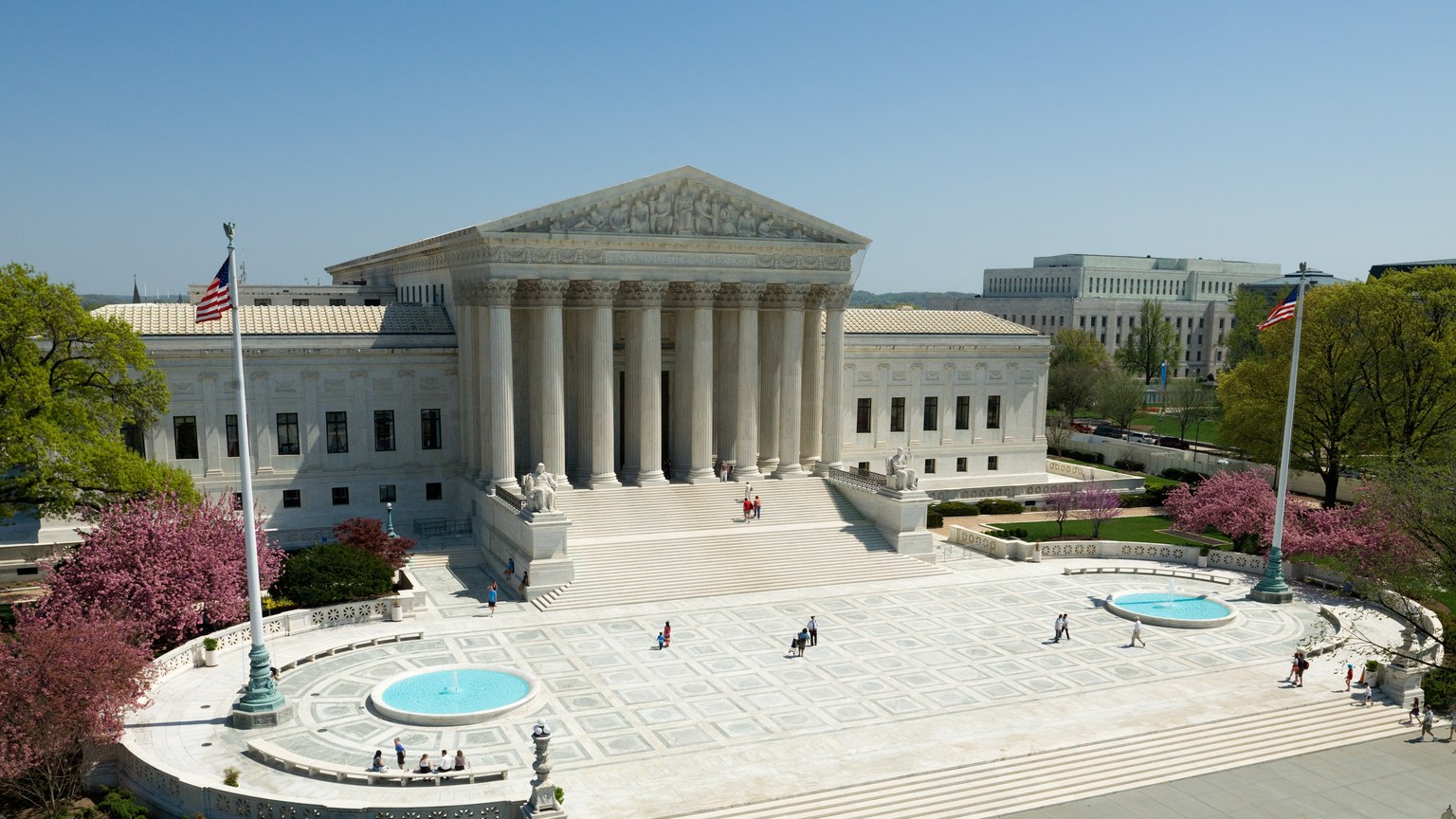 U.S. Supreme Court Building facade and plaza in Washington, D.C.